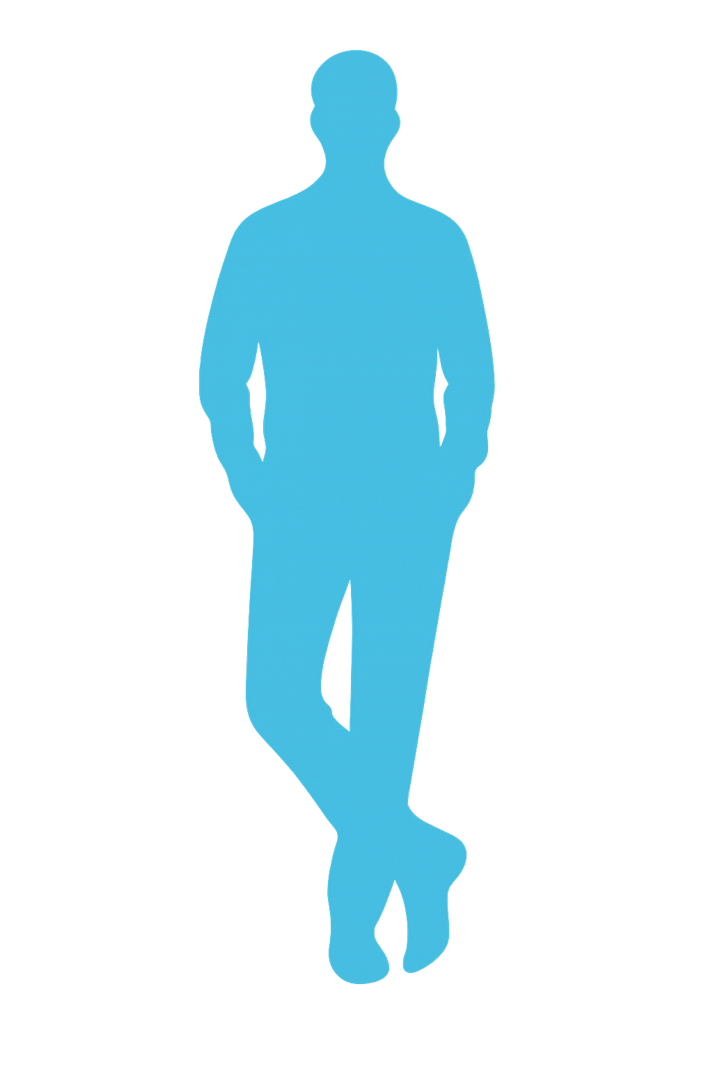 Mann silhouette